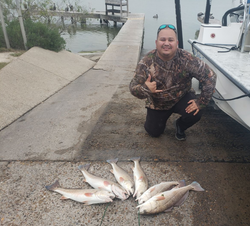 Four big fish caught while fishing in Rio Hondo