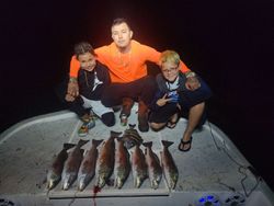 5 black drum and redfish caught in Rio Hondo