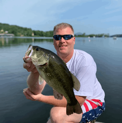 One person fishing in Connecticut