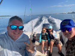 Four anglers fishing in Florida