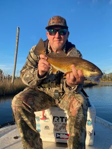 Angler fishing in Florida waters