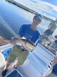 A redfish caught while fishing in FL
