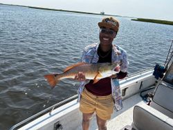 Redfish on a hot day! - Shell Beach, LA.
