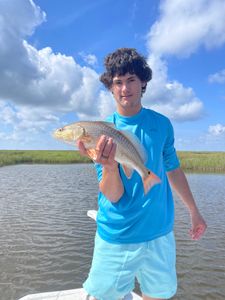 Redfish caught while fishing in St Bernard