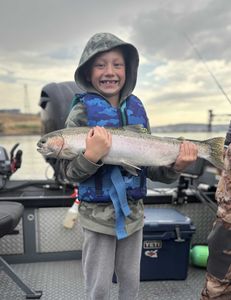 A person fishing in Kennewick