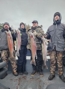 4 rainbow trout caught in Kennewick