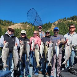 9 coho salmon and chinook salmon caught in WA