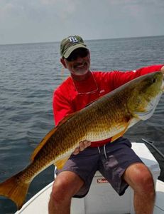 A single angler fishing in Florida