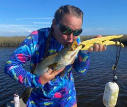 Lone angler fishing in Florida