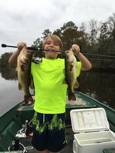 Angler fishing with rod in Florida