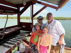 Two spotted weakfish caught while fishing in Arroyo City