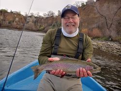 Rainbow trout caught fishing in Redding