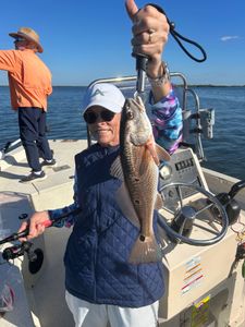 A person enjoying a cruise or fishing trip on the waters of Crystal River
