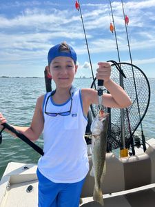 Spotted Weakfish, 17 inches, caught while fishing in Crystal River