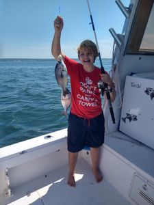 One angler fishing in Rhode Island