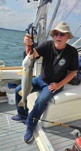 Angler fishing in Rhode Island