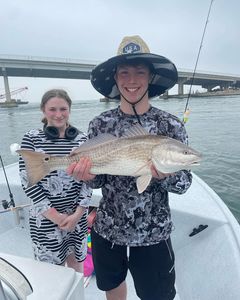 Redfish caught while fishing in Alabama