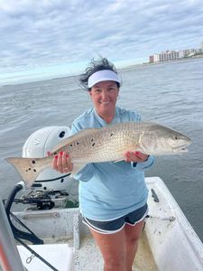 Redfish caught on fishing boat in Orange Beach Alabama waters