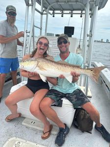 Redfish caught while fishing in Alabama