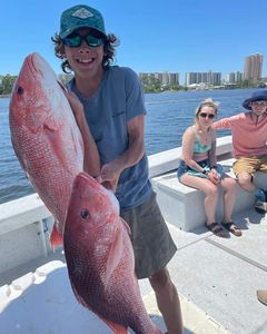 Two anglers fishing at Orange Beach
