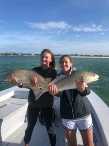 Two redfish caught while fishing in AL