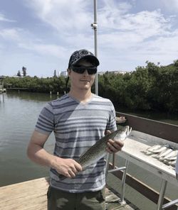 A person fishing in FL
