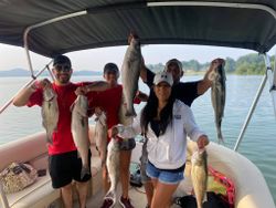 Reeling in the stripes on Cherokee Lake!