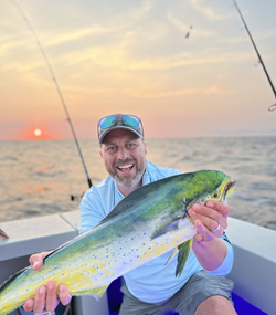 Successful angler with a big catch in DE