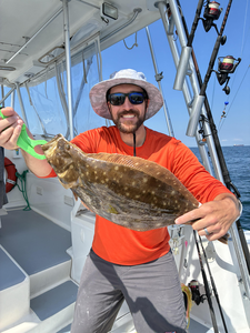 Nice Southern Flounder caught in clear conditions off Lewes!