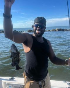 Angler with one fish, Mount Pleasant