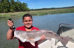 Angler enjoying a day of fishing at Mount Pleasant