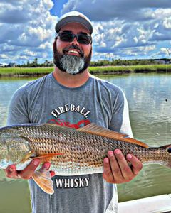 A lone angler fishing on the waters of SC