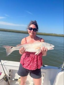 Angler with a big catch in Mount Pleasant