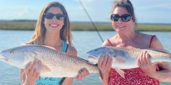 Two redfish caught during fishing trip in SC