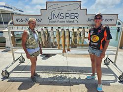 4 fish caught on fishing trip in Port Mansfield