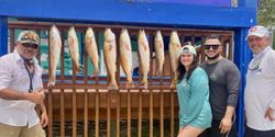 8 fish caught while fishing in TX