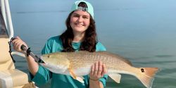 Redfish caught in Port Mansfield