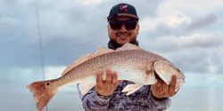 Redfish caught by 2 people in Port Mansfield