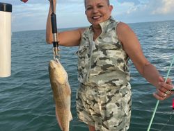 Redfish caught in Port Mansfield