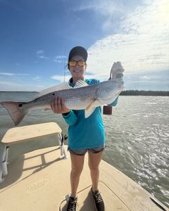 Redfish caught while fishing in Port Mansfield
