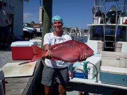 Person fishing in Florida