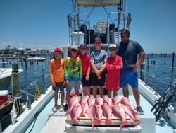 6 anglers with 2 fish in Pensacola