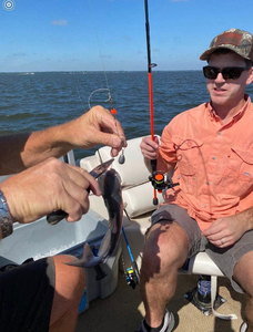 Lone angler fishing in West Tawakoni