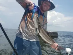 A lone angler fishing in Florida