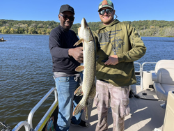 Caught a massive Northern Pike while fishing in Stillwater