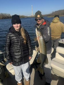 Northern Pike, a 29-inch fish, caught while fishing in Stillwater