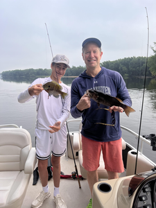 Reeling in the best of both worlds: Smallmouth and Bluegill in partly cloudy Stillwater!