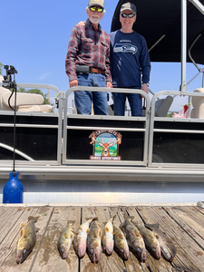 Deep sea jigging and trolling to reel in a couple of tasty walleye!