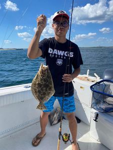 Enjoying a peaceful day on Pensacola's calm sea