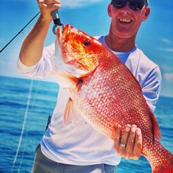 Angler with 18-inch fish in Pensacola